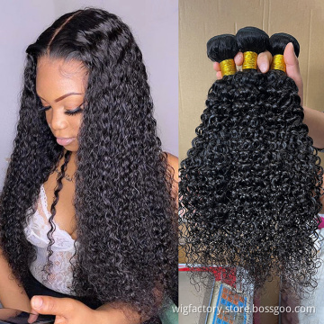 Best Wholesale Mink 8-30Inch Jerry Curl Brazilian Bundle Hair ,Frontal and Bundles Human Hair,Free Sample Remy  Natural Bundl